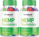 (2 Pack) Hanf Blattgummis - Offizielle Formel - Hanf Blattgummis mit Hanfextrakt, Advanced Strength Zen Performance Hanf Blend, Zen Boost Hanf Gummies Maximum Strength, Zen Gummies (120 Gummi)