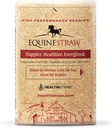 EquineStraw, 3 cu ft (25 lb) expandiert auf 10+ cu ft – Wheat Straw Bettwäsche für Pferde, Foaling & Trailer – Dust-Free, Allergen-Free, Absorbent, Sensitive-Skin Safe – Sustainable Sourced