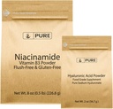 ZUR ORIGINAL INGREDIENTS Niacinamid & Hyaluronsäure Bundle, Wasserlöslich, Feinpulver