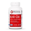 PROTOKOLL FÜR LEBENSBILANZ Krillöl 1.000mg - Extra Strength Krill Oil Supplement - DHA & EPA - mit Astaxanthin - Support Heart, Brain, Joints - Non-GMO & Halal - 60 Softgels