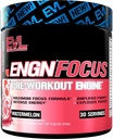 Evlution Nutrition ENGN Focus - Intensive Vor-Workout mit Kreatin - Maximale Fokusformel - Pre-Workout Pulver für nachhaltige Energie - mit Beta-Alanine & Koffein - 30 Portionen - Wassermelone