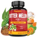 Organische Bittermelonen-Extrakt-Kapseln - Kombiniert Neem, Bockshornklee, Curcumin, Knoblauch & Papaya - 150 Zählen für 5 Monate - Unterstützt Körper, Verdauungstrakt, Haut, Immune & Overall Wellness