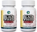 Erstaunliche Kräuter Ganzes Spektrum Schwarz Seed Original Plain, Vegetarische Kapseln - Glutenfrei, Non GMO, Kaltgepresste Nigella Sativa Aids in Verdauungsmedizin - 100 Count, 475mg (2-Pack)