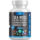 Silikon Meer Moos Schwarz Seed Öl Ashwagandha Bladderwrack Burdock - 60 Count