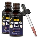 Carlyle Kids Melatonin Liquid | 1 fl oz | Two Pack | Fruit Flavor | Drug Free Children Supplement