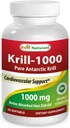 Best Naturals Krill Öl Weichgel, 1000 mg, 60 Count