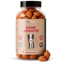 TruHeight Kids Bone Growth Gummies (Erdbeeren, 2+ Jahre) Hohe Ernährung für natürliches Wachstum für Kinder und Kleinkinder - Vitamin D, Kalzium, K, Magnesium Multivitamin, Knochenstärke Vitamine, D3 K2, Taller