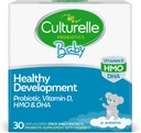 Culturelle Baby Healthy Development Probiotic, Vitamin D,HMO & DHA Pakete, hilft, ein gesundes Immunsystem und Verdauungssystem* in Babys & Kinder Alter 1+,Gluten Free & Non-GMO, 30 Count (Pack von 1)