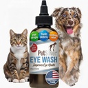PetSilver Augentropfen für Hunde und Katzen - Natural Dog Eye Wash - Relief für Entzündung & Irritation - Pet Eye Cleaner und Tear Stain Remover - Patentierte Silber Formel - Made in USA - 4 fl oz