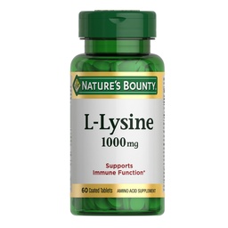Nature's Bounty L-Lysine 1000 mg, 60 Tabletten (Pack von 3)