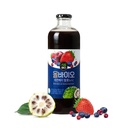 JAVA NONI JUICE EXTRACT mit 7 BERRY BLEND - 33.8 fl oz (1L) Flasche - 100% reine Resveratrol & Fermented by ALLBIO
