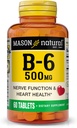 MASON NATURAL Vitamin B6, 500 mg, 60 Tabletten