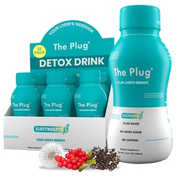 Der Plug Liver Cleanse Detox & Repair Drink Elektrolyte Organische Kräuterflüssigkeit entgiften Körperpflanzen Ergänzung Unterstützung Gewichtsverlust natürliche Gesundheit Hydrate Sport Energie Immunität Schüsse Mineralien Vitamine